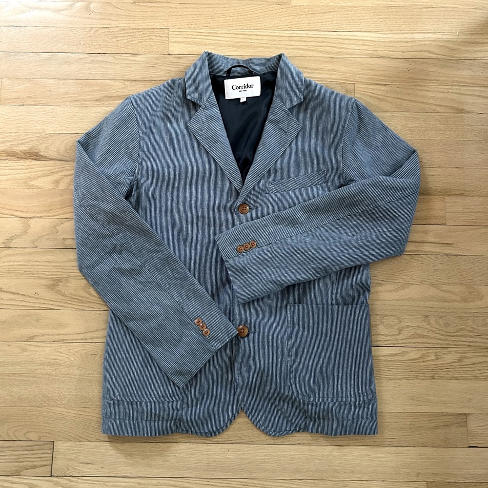 Corridor linen casual blazer
